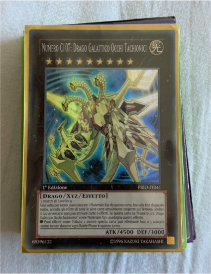 Numero C107: Drago Galattico Occhi Tachionici — front