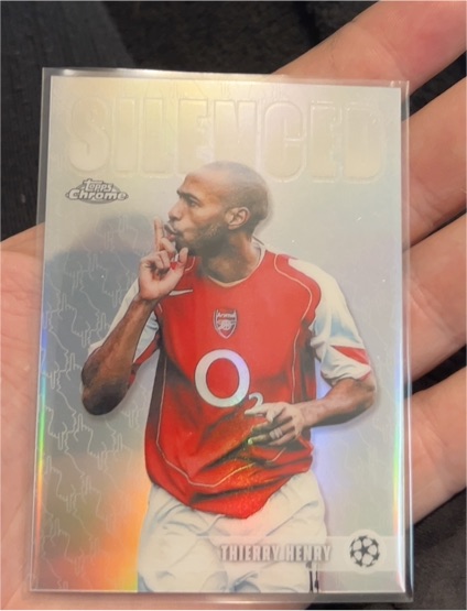 2003 Topps Chrome Silenced Thierry Henry — front