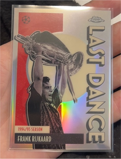 1994 Topps Chrome Last Dance Frank Rijkaard — front