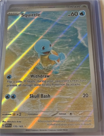 2023 Pokémon #170 Squirtle — front