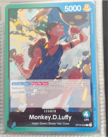 2022 One Piece Card Game OP16-022 Monkey.D.Luffy — front