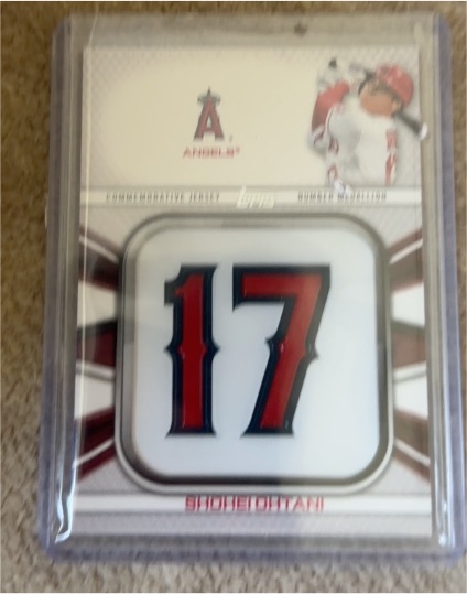 2021 Topps MLB Shohei Ohtani Jersey Card #JER-17 — front