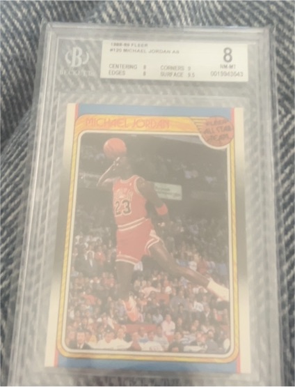 1986-86 Fleer #120 Michael Jordan — front