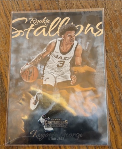 2021 Panini Contenders Rookie Stallions Keyontae George — front
