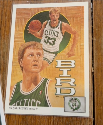 1990 The Collector's Choice Larry Bird Boston Celtics — front