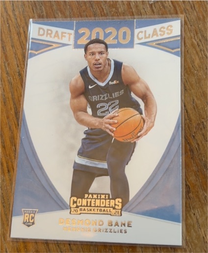 2020 Panini Contenders Draft Class #Desmond Bane — front