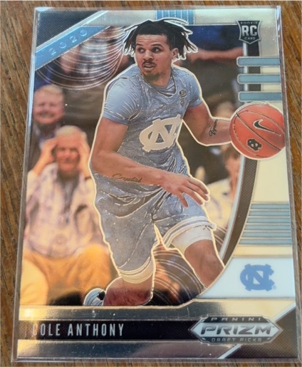 2020 Panini Prizm Draft Picks #2020 Cole Anthony — front