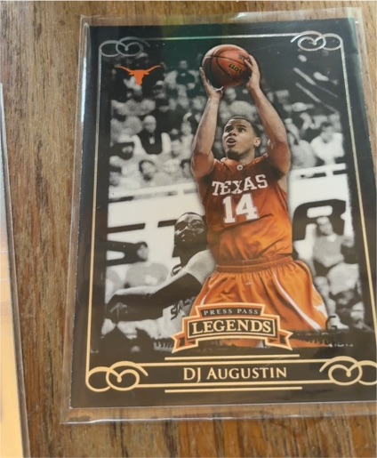 2010 Press Pass Legends DJ Augustin — front