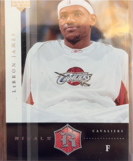 2003 Upper Deck Rivals #R1 LeBron James — front