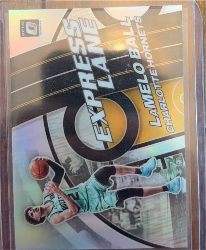 2020 Donruss Optic Express Lane #EXP-1 LaMelo Ball — front