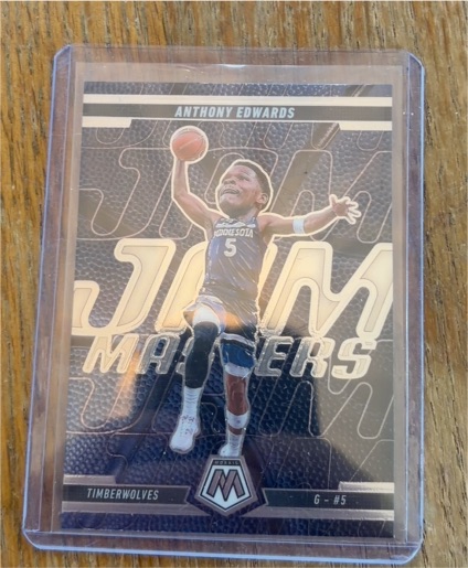 2020 Panini Mosaic #1 Anthony Edwards — front
