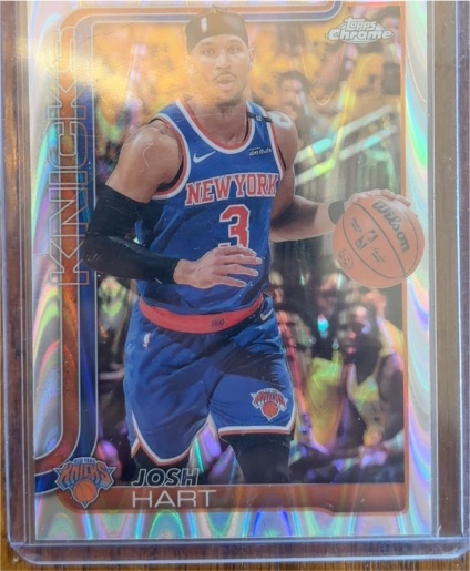 2021 Topps Chrome #3 Josh Hart — front