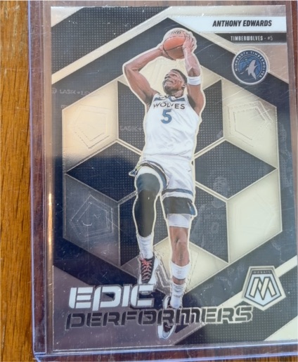 2020 Panini Mosaic Epic Performers #EP-5 Anthony Edwards — front