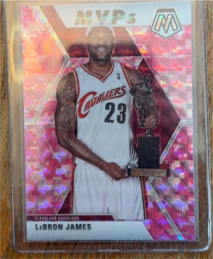 2017 Panini Mosaic MVPs LeBron James — front
