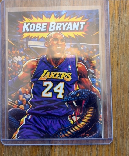 Kobe Bryant Basketball Card — front