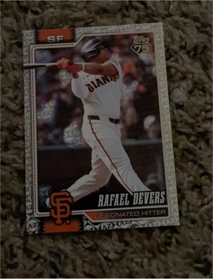 2022 Topps #75 Rafael Devers — front