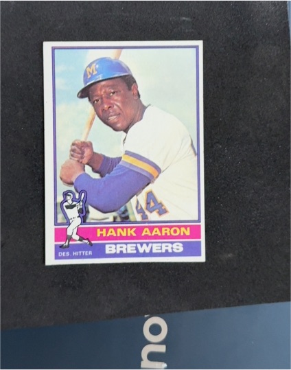 1983 Topps #44 Hank Aaron — front