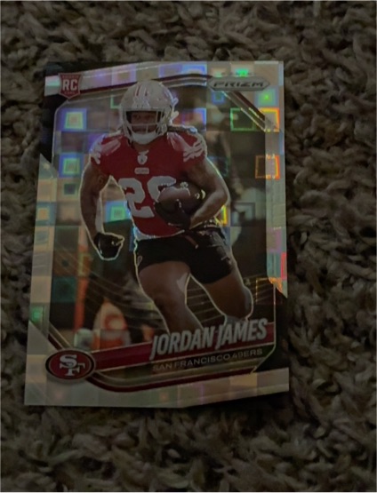2022 Panini Prizm #343 Jordan James — front