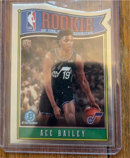 2021 Bowman Chrome Rookie of the Year Favorites #Ace Bailey — front