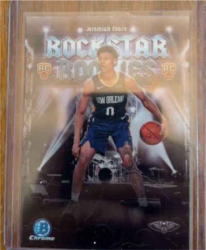 2021 Bowman Chrome Rockstar Rookies Jeremiah Fears — front
