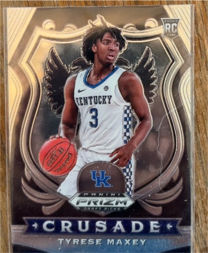 2019 Panini Prizm Draft Picks Crusade #CR-1 Tyrese Maxey — front