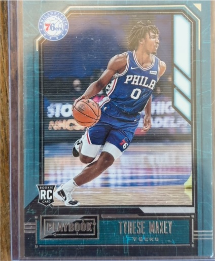 2020 Panini Playbook #RC Tyrese Maxey — front