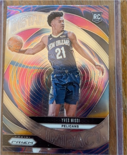 2021 Panini Prizm Instant Impact Yves Missi — front