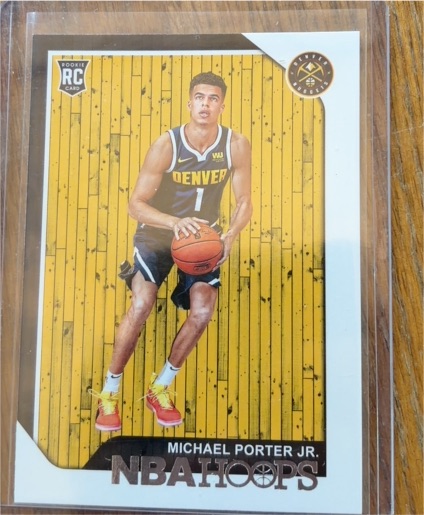 2018 Panini NBA Hoops #1 Michael Porter Jr. — front