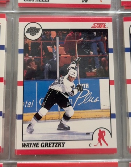 1990 Score #RW Wayne Gretzky — front