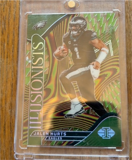 2021 Panini Illusions #I-1 Jalen Hurts — front