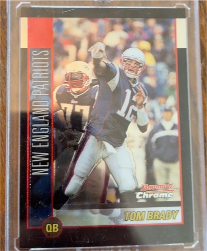 2000 Bowman Chrome #236 Tom Brady — front