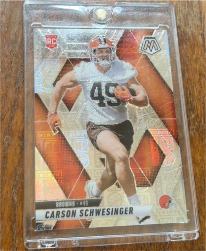 2022 Panini Mosaic #49 Carson Schwesinger — front