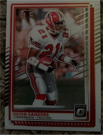 2020 Donruss Optic #21 Deion Sanders — front
