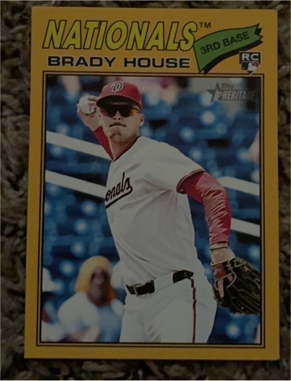 2022 Topps Heritage #TH-1 Brady House — front