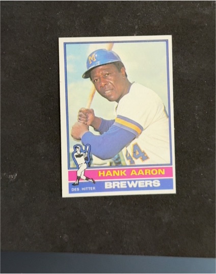 1980 Topps #44 Hank Aaron — front