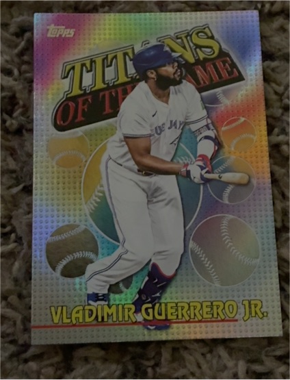 2022 Topps Titles of the Game Vladimir Guerrero Jr. — front