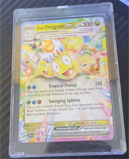 2015 Pokémon Holo #133 Alolan Exeggutor ex — front