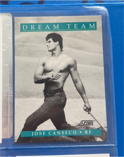 1990 Score Dream Team #D1 Jose Canseco — front