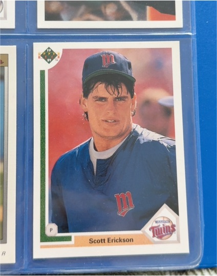 1991 Upper Deck #19 Scott Erickson — front