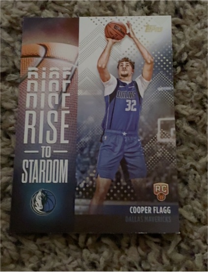 2023 Topps Rise to Stardom #Cooper Flagg — front