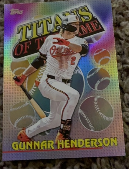 2023 Topps Titans of the Game Gunnar Henderson — front