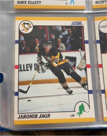 1990 Score #68 Jaromir Jagr — front