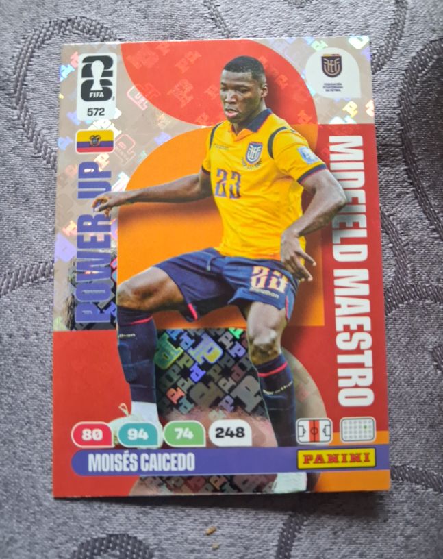 2022 Panini FIFA World Cup Power Up #248 Moisés Caicedo — front