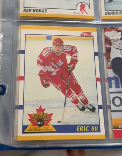 1991 Score #88 Eric 88 — front