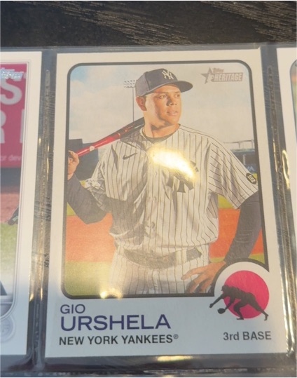 2019 Topps Heritage #HGS-3 Gio Urshela — front