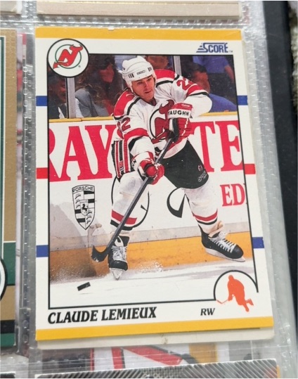 1990 Score #12 Claude Lemieux — front