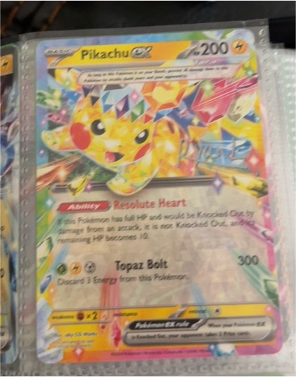 2016 Pokémon XY Evolutions #62 Pikachu EX — front