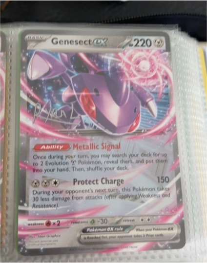 2017 Pokémon SM211 Genesect GX — front