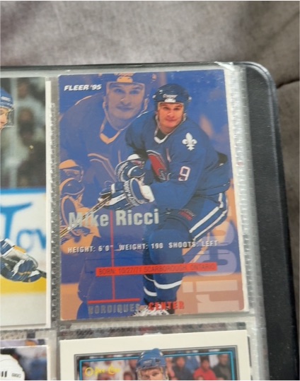 1995 Fleer #309 Mike Ricci — front