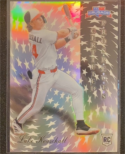 1999 Panini Crusade Certified Prospects Luke Kershcall — front